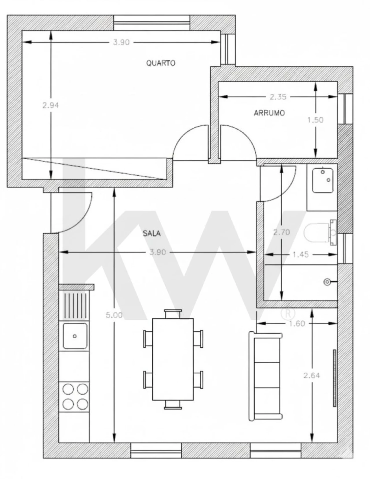Apartamento T2 para Venda em Misericórdia Foto 11