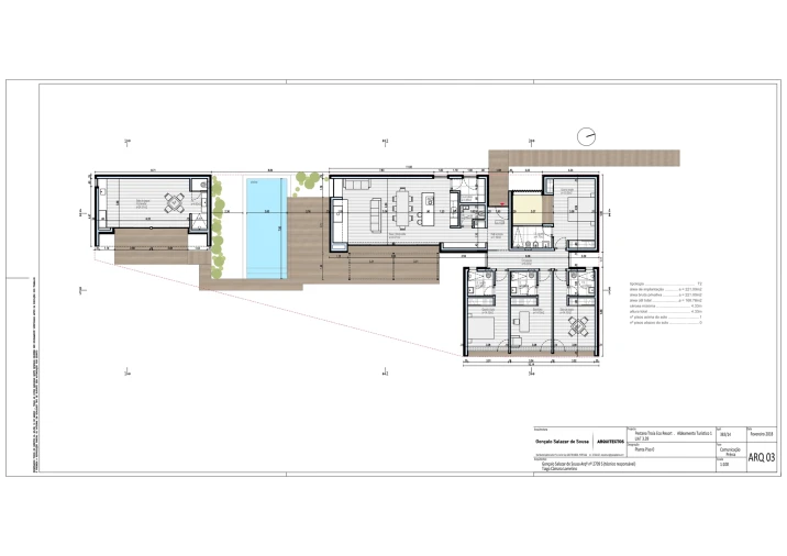 Moradia T5 para Venda em Carvalhal Planta 1