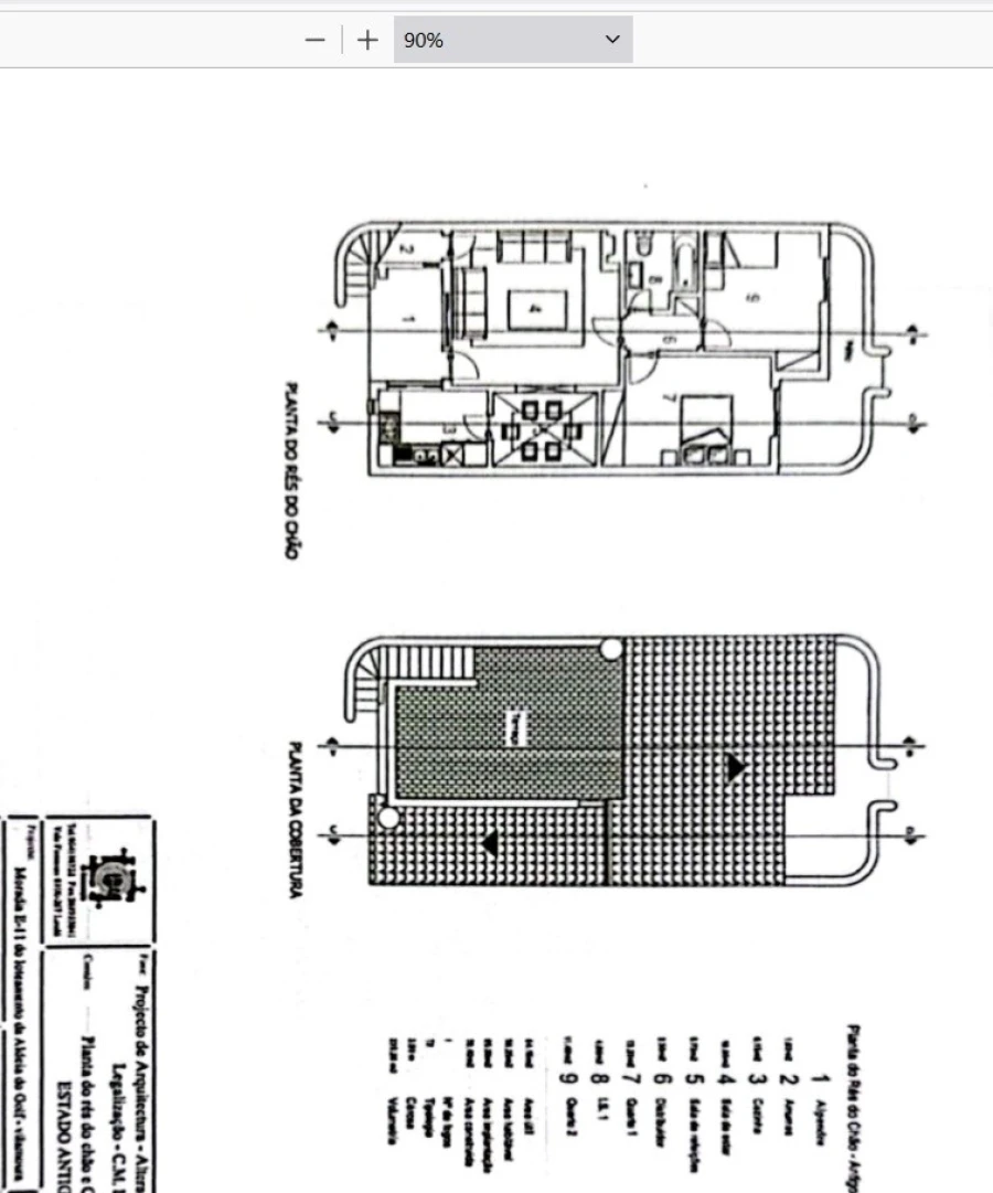 Moradia T3 para Venda em Quarteira Planta 2