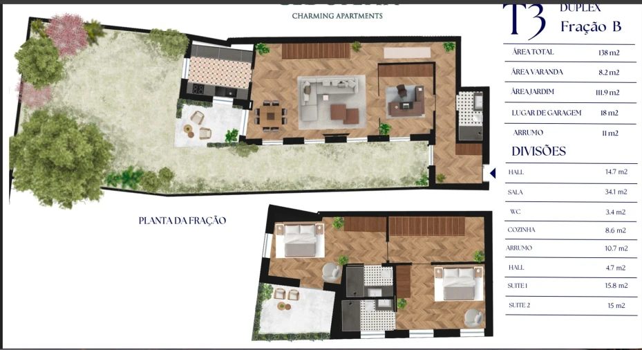 Apartamento T3 para Venda em Cedofeita, Santo Ildefonso, Sé, Miragaia, São Nicolau e Vitória Planta 1