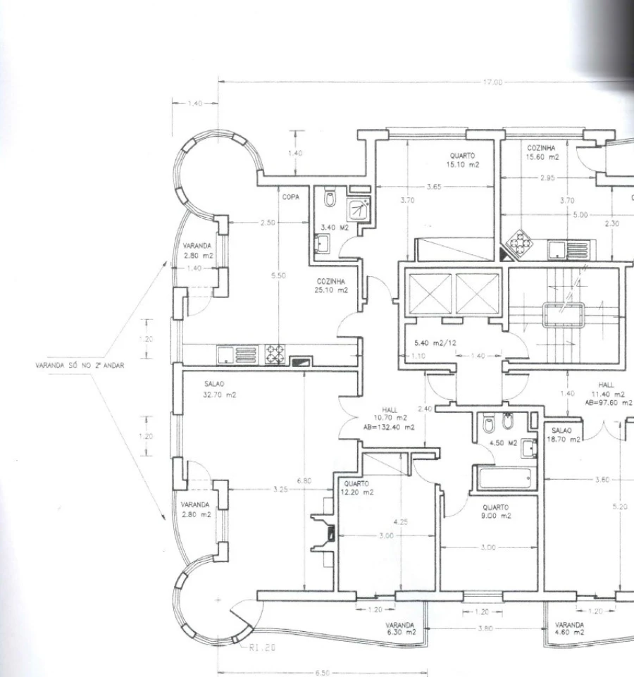 Apartamento T3 para Venda em Castelo Branco Planta 1