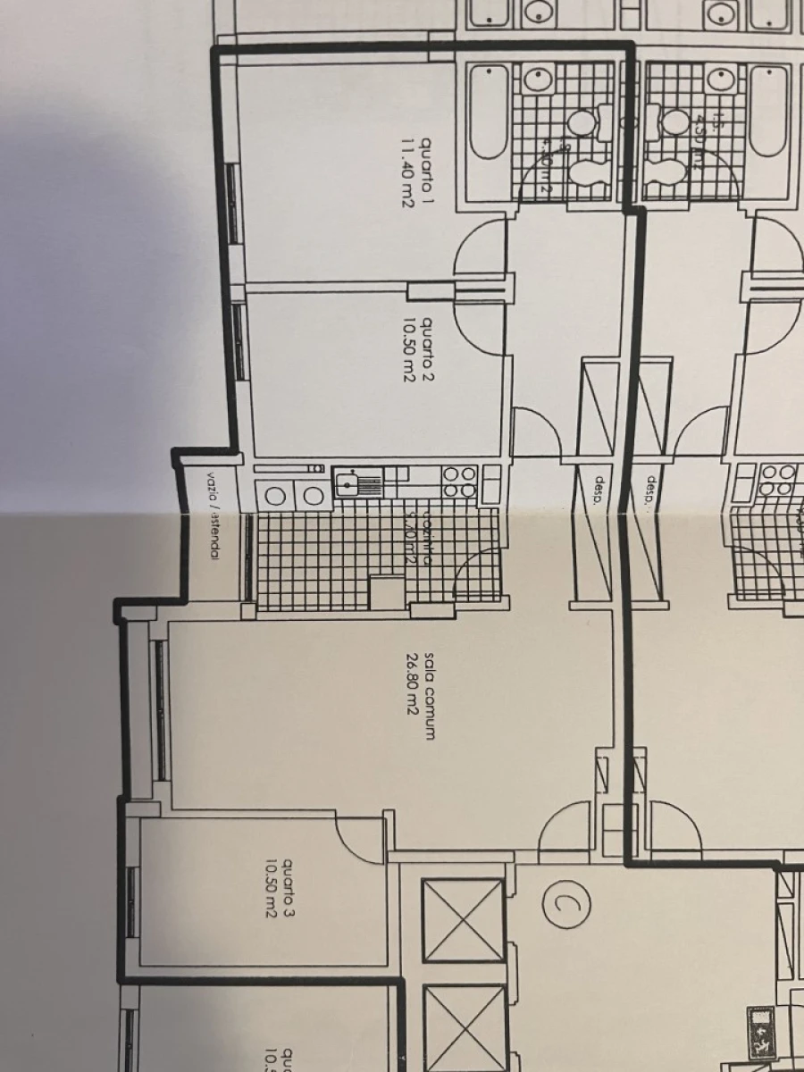 Apartamento T3 para Venda em Santa Clara Planta 1
