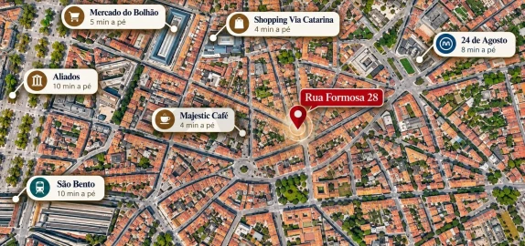Apartamento T1 para Arrendamento em Cedofeita, Santo Ildefonso, Sé, Miragaia, São Nicolau e Vitória