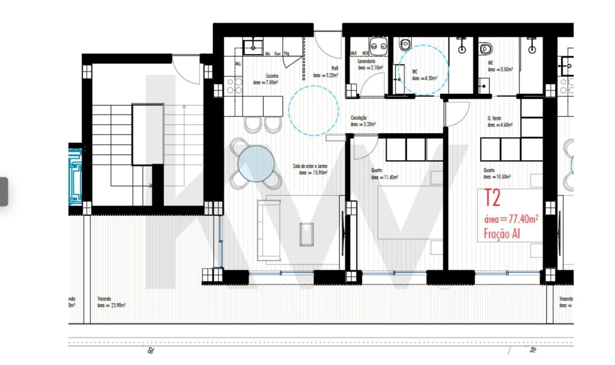 Apartamento T2 para Venda em Freamunde Foto 7