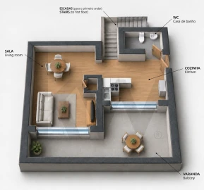 Apartamento T2 para Venda em Porches