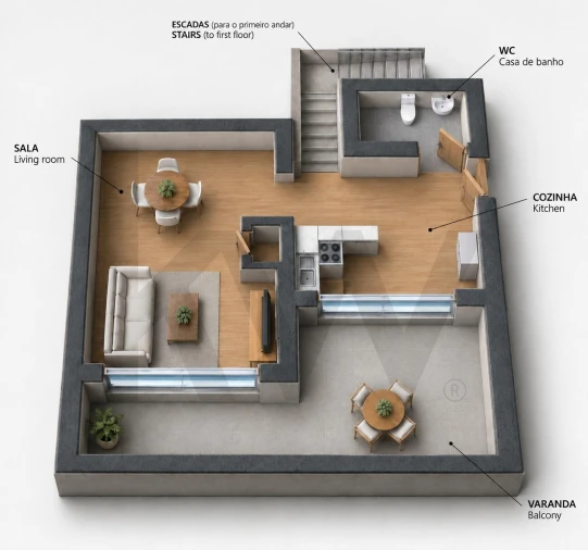 Apartamento T2 para Venda em Porches Foto 36
