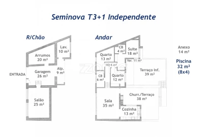 Moradia T4 para Venda em Ovar, São João, Arada e São Vicente de Pereira Jusã