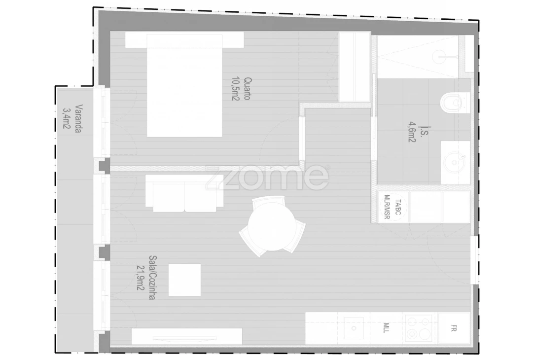 Apartamento T1 para Venda em Paranhos Foto 11
