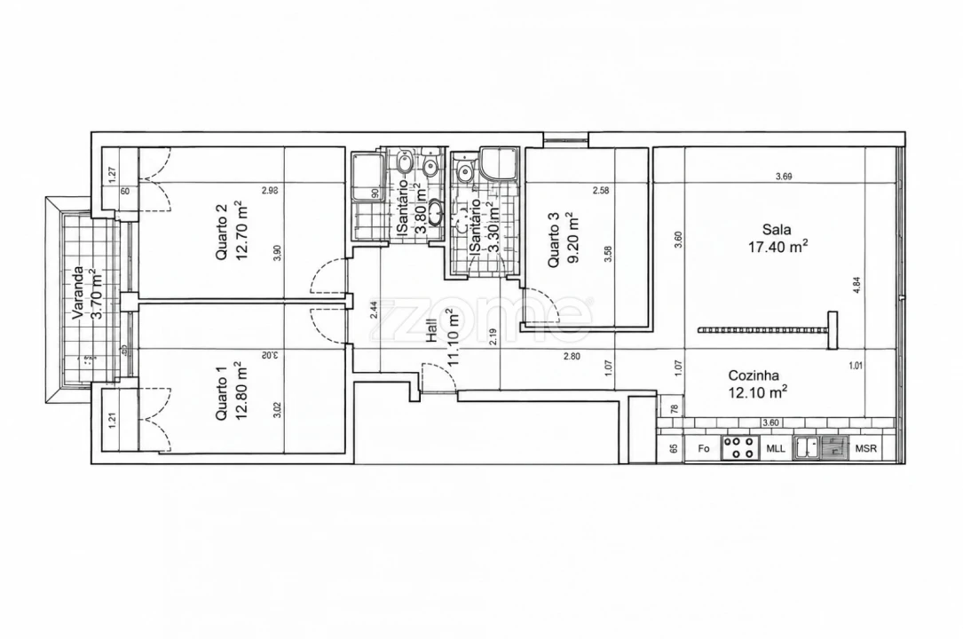 Apartamento T3 para Venda em Rio de Mouro Foto 64