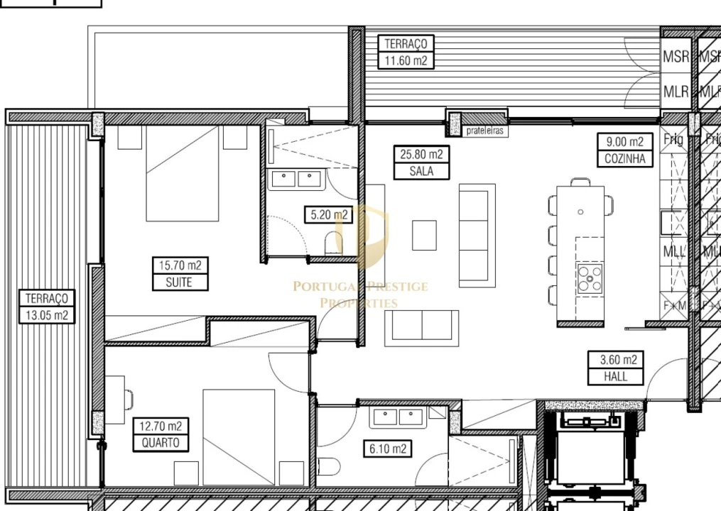 Apartamento T2 para Venda em Montenegro Foto 33