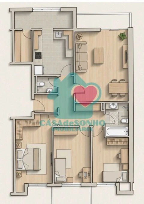 Apartamento T3 para Venda em Albergaria-A-Velha e Valmaior