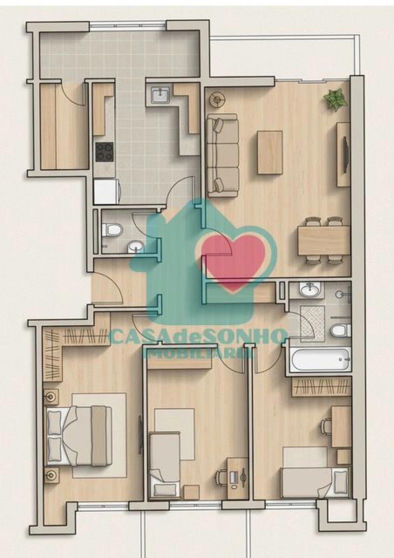Apartamento T3 para Venda em Albergaria-A-Velha e Valmaior Foto 15