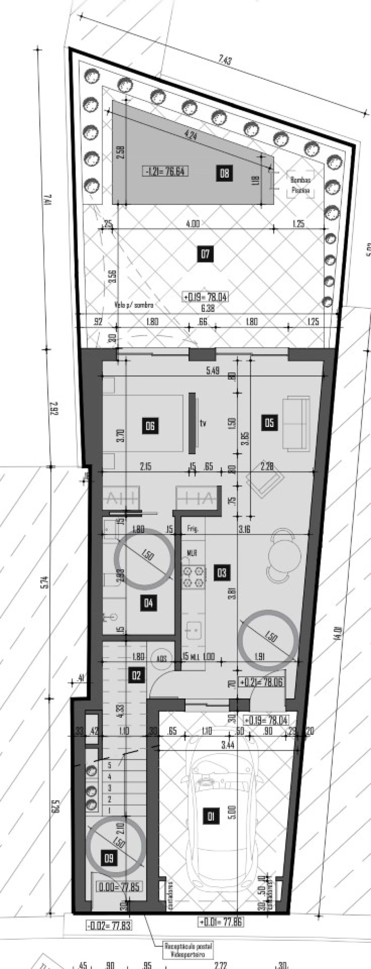 Moradia T1 para Venda em Luz Planta 5
