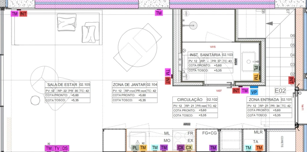Apartamento para Venda em Glória e Vera Cruz Planta 1