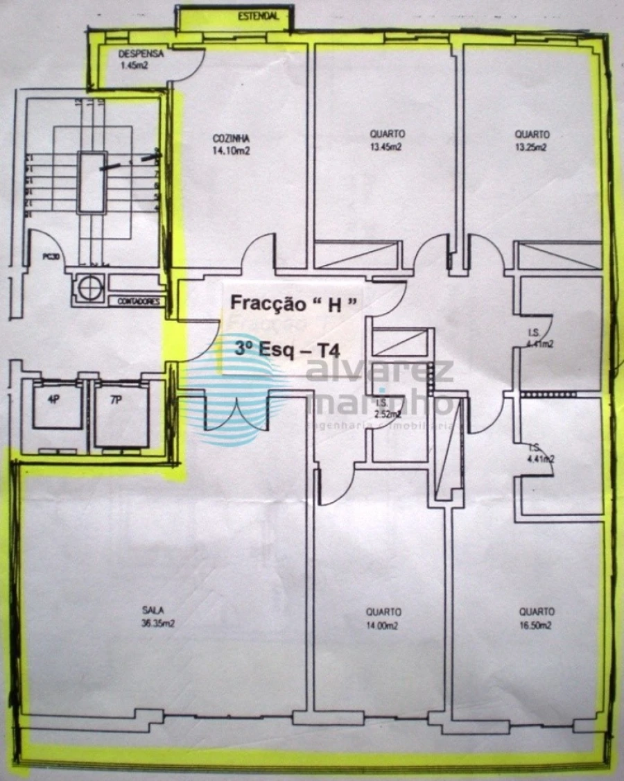 Apartamento T4 para Venda em Parque das Nações Planta 1