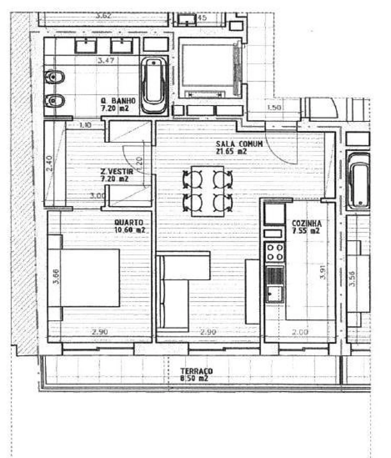 Apartamento T1 para Venda em Mafamude e Vilar do Paraíso Foto 2
