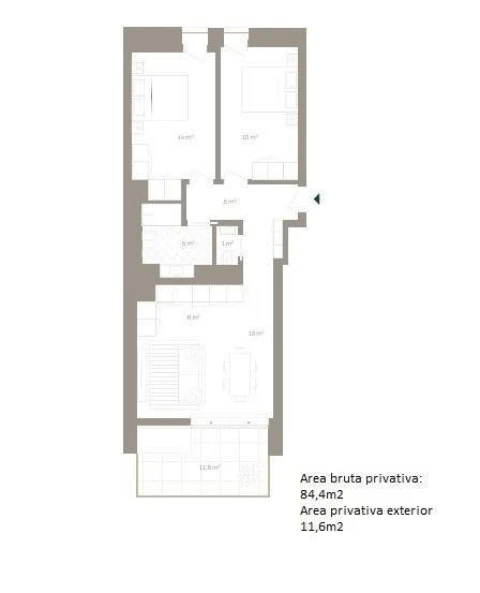 Apartamento T2 para Venda em Santa Marinha e São Pedro da Afurada