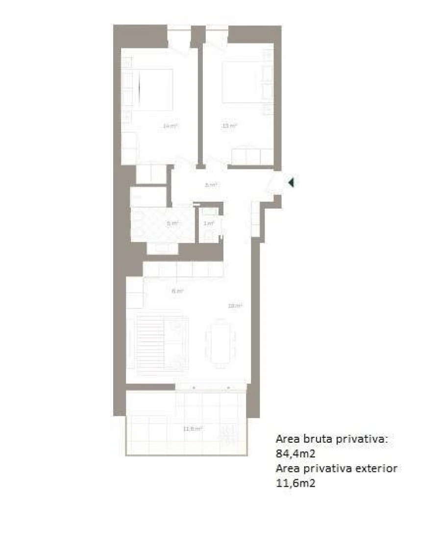 Apartamento T2 para Venda em Santa Marinha e São Pedro da Afurada Foto 9