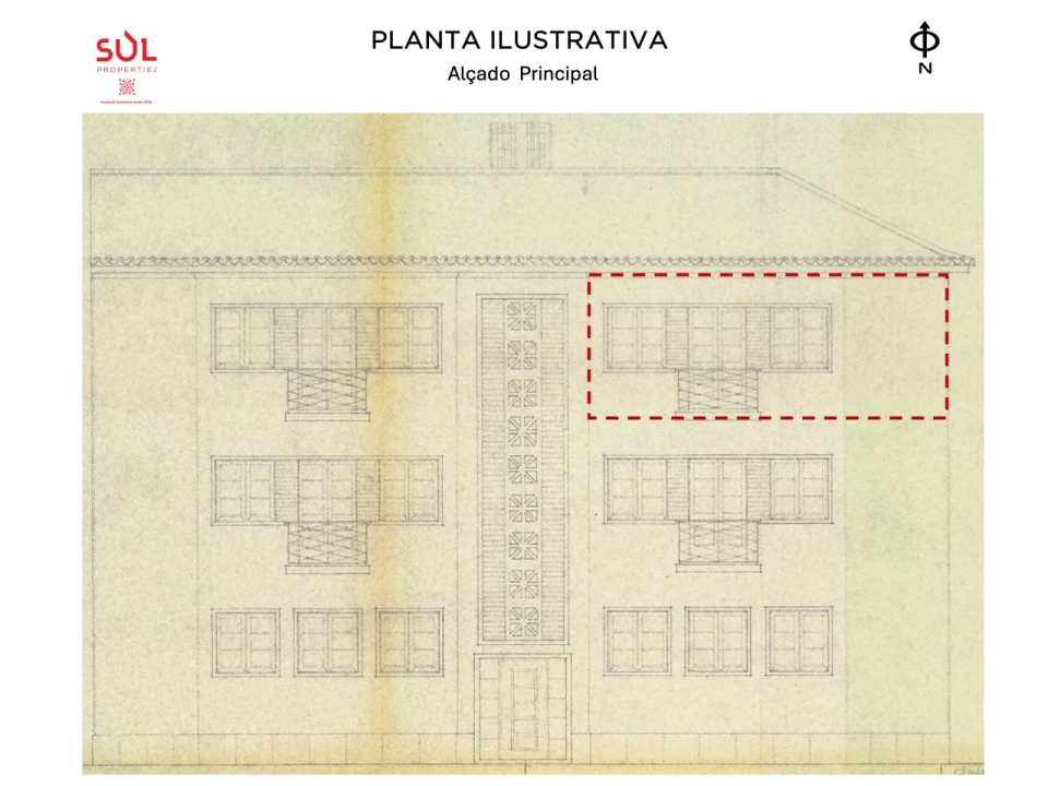 Apartamento T2 para Venda em Alvalade Planta 2