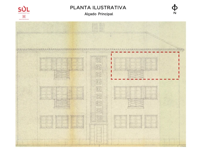 Apartamento T2 para Venda em Alvalade Planta 2