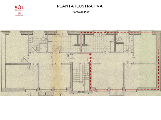 Apartamento T2 para Venda em Alvalade Planta 1