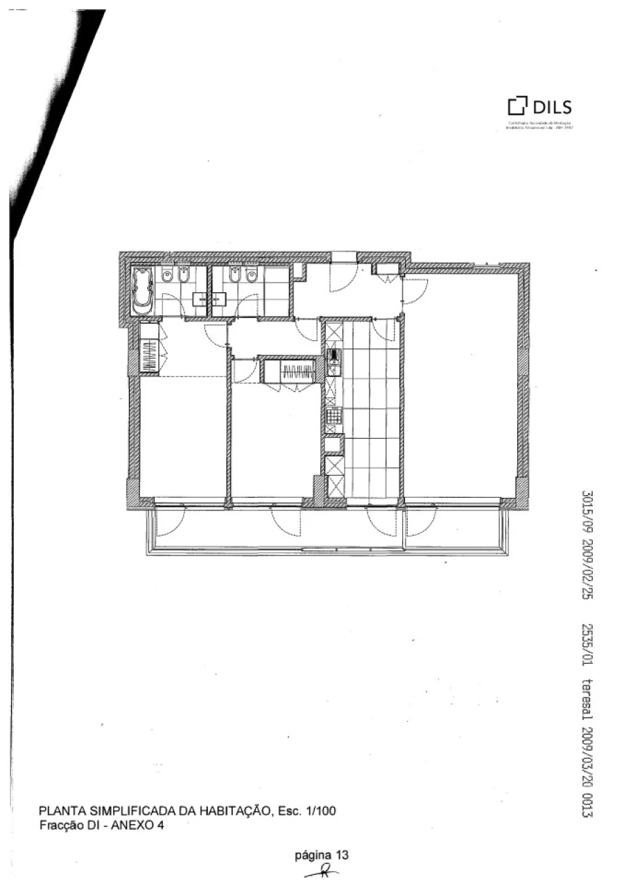 Apartamento T2 para Venda em Santa Marinha e São Pedro da Afurada Planta 1