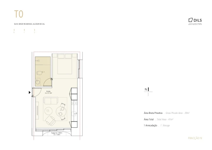 Apartamento para Venda em Santa Maria do Castelo e Santiago e Santa Susana Planta 1