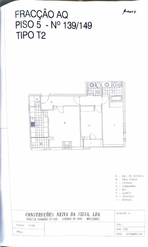 Apartamento T2 para Venda em Matosinhos e Leça da Palmeira