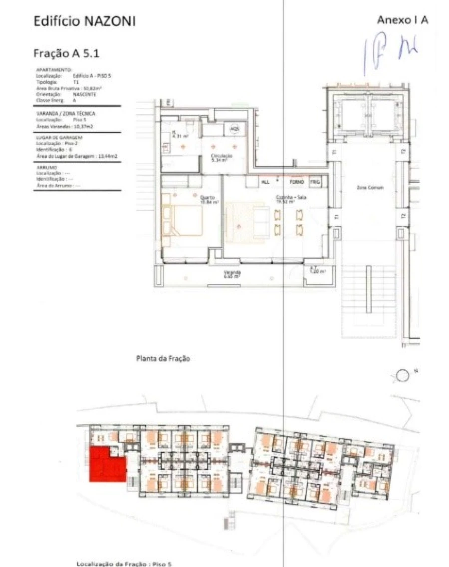 Apartamento T1 para Venda em Campanhã Planta 1