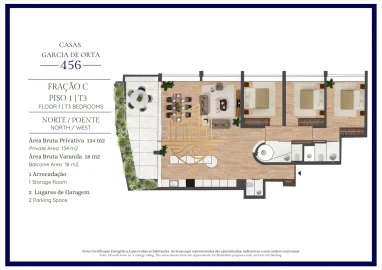 Apartamento T3 para Venda em Lordelo do Ouro e Massarelos