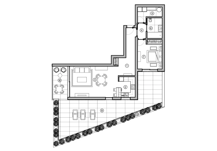 Apartamento T1 para Venda em Machico Planta 1