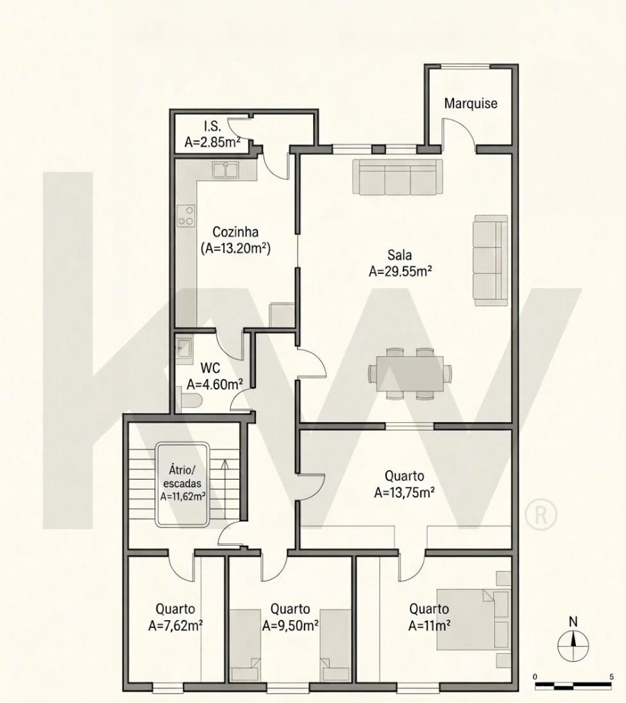 Apartamento T4 para Venda em Estrela Foto 36