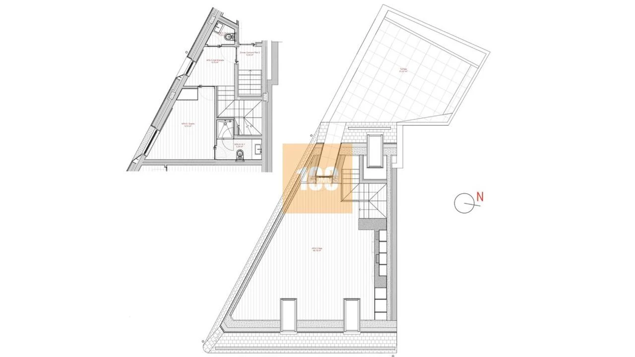 Apartamento T1 para Arrendamento em Cedofeita, Santo Ildefonso, Sé, Miragaia, São Nicolau e Vitória Foto 33