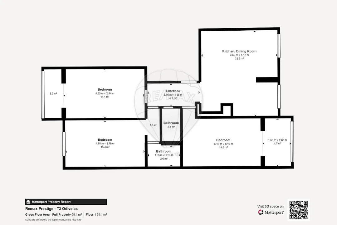 Apartamento T3 para Venda em Odivelas Foto 32