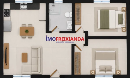 Moradia T2 para Venda em Chãos