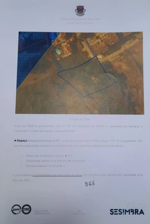 Terreno para Venda em Sesimbra (Castelo)