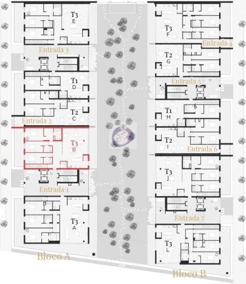 Apartamento T3 para Venda em Olhão