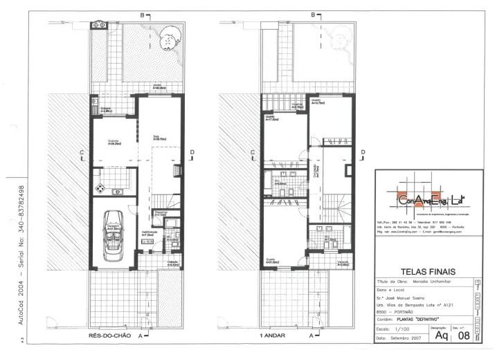Moradia T3 para Venda em Alvor Planta 1