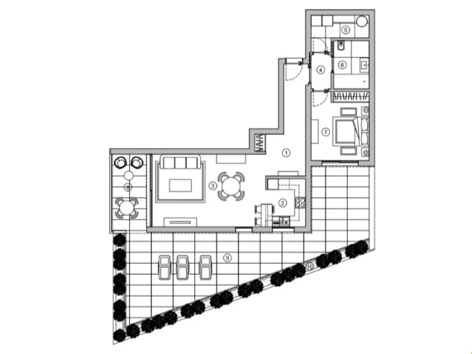 Apartamento T1 para Venda em Machico Planta 1