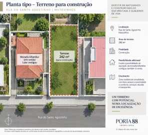 Terreno para Venda em Matosinhos e Leça da Palmeira