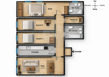 Apartamento T3 para Venda em Odivelas