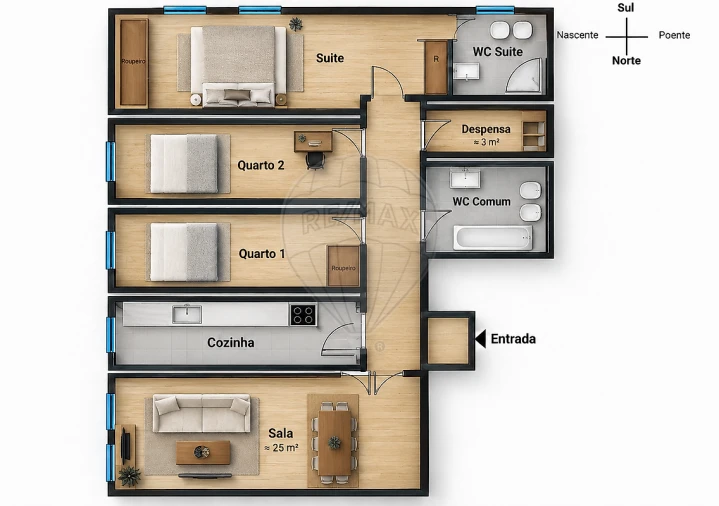 Apartamento T3 para Venda em Odivelas Foto 41