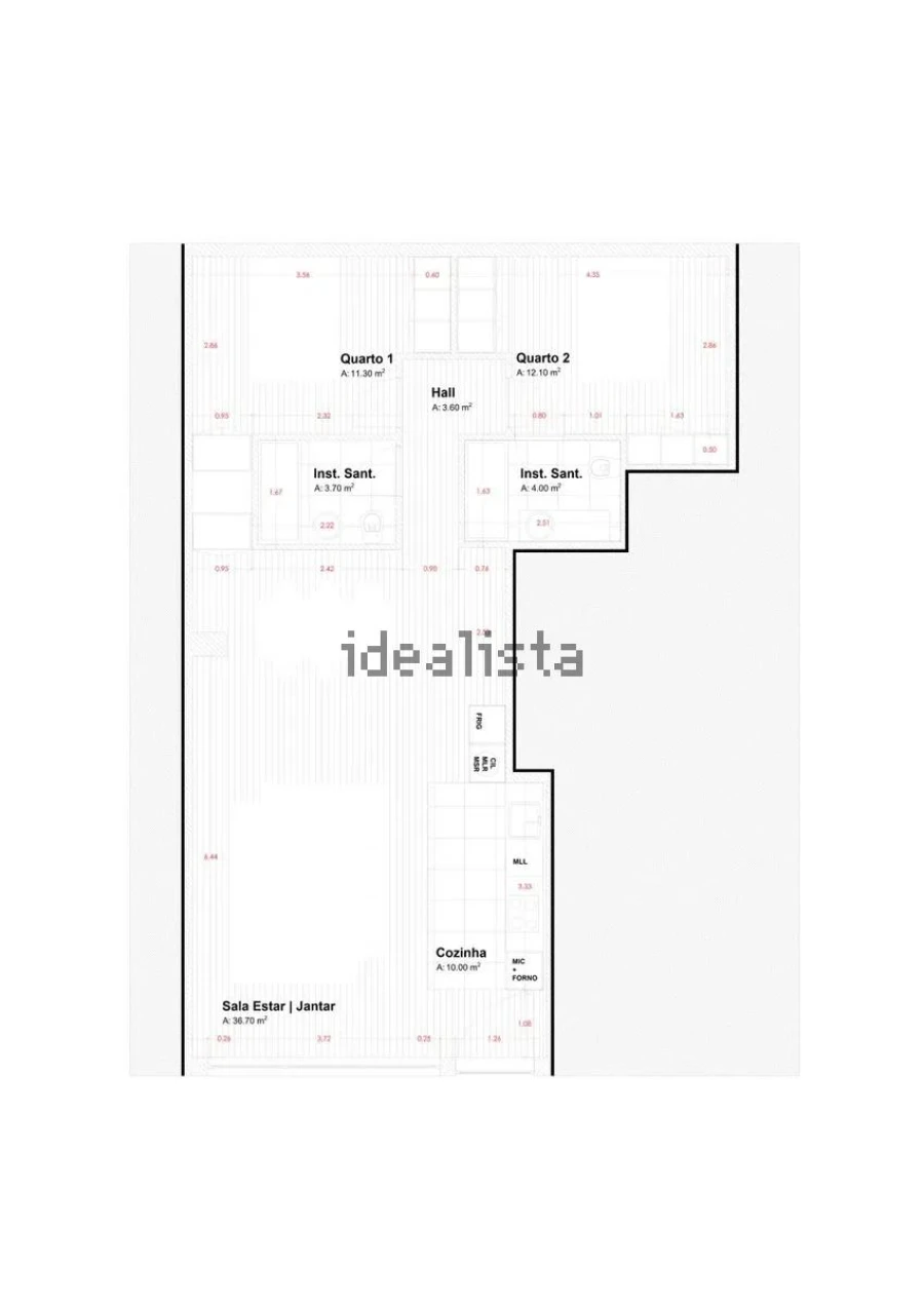 Apartamento T2 para Venda em Braga (São José de São Lázaro e São João do Souto) Foto 16