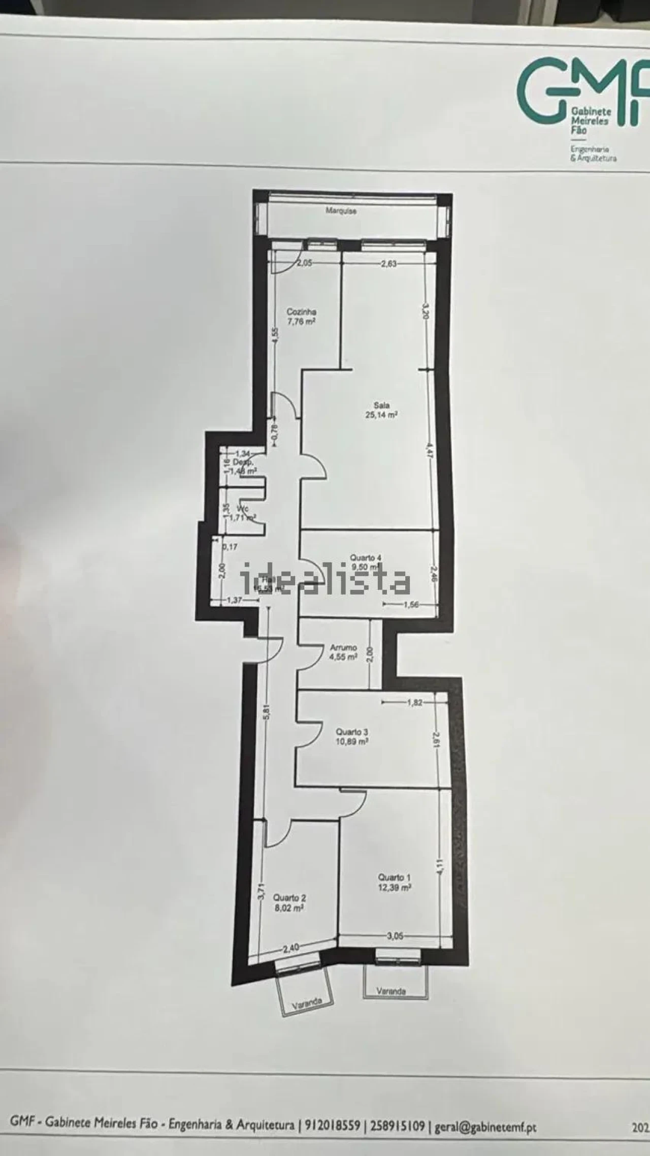 Apartamento T4 para Venda em São Vicente (Braga) Foto 12