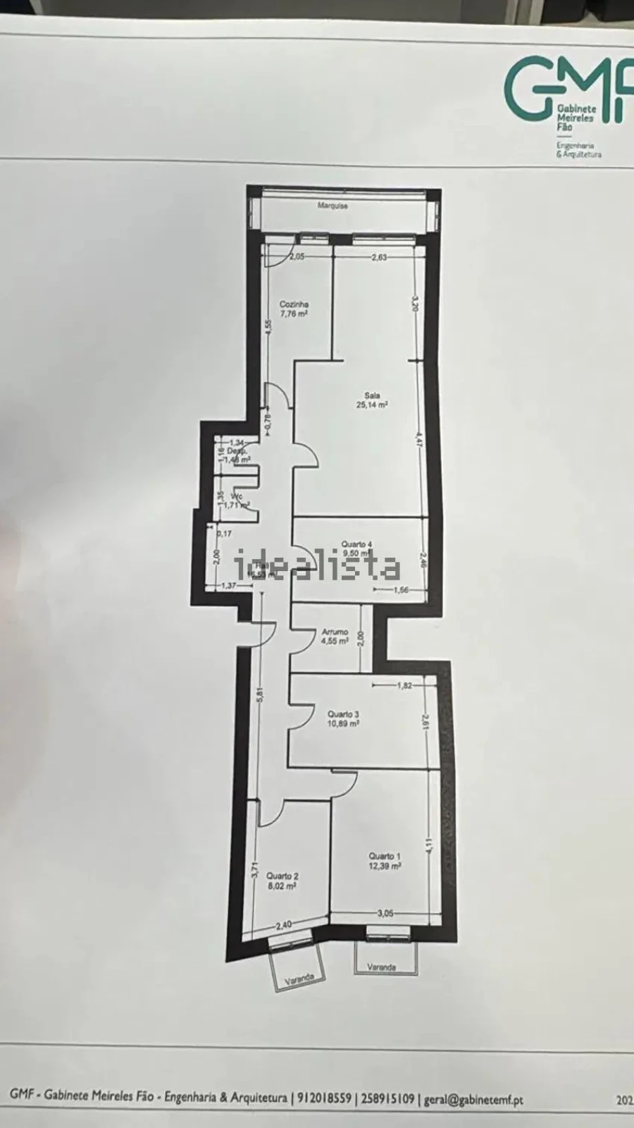 Apartamento T4 para Venda em São Vicente (Braga) Foto 12