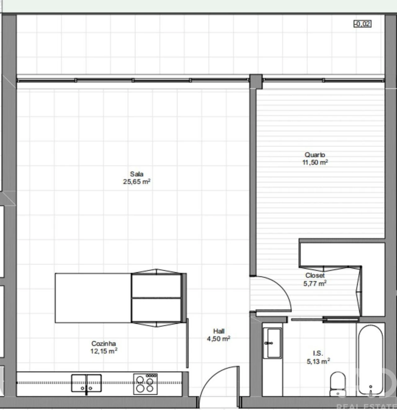 Apartamento T1 para Venda em São Martinho do Porto Foto 7
