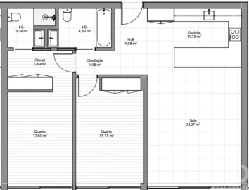 Apartamento T2 para Venda em São Martinho do Porto