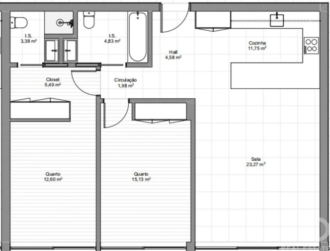 Apartamento T2 para Venda em São Martinho do Porto Foto 7