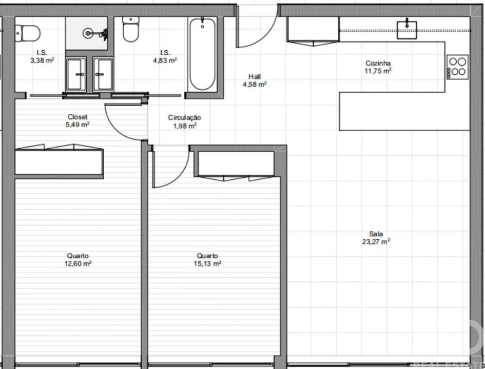 Apartamento T2 para Venda em São Martinho do Porto Foto 7