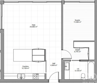 Apartamento T1 para Venda em São Martinho do Porto